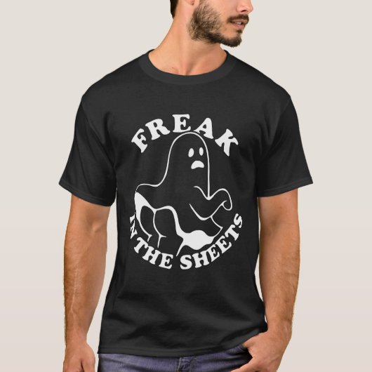 Freak in de vellen Funny Halloween Ghost Spirit T-shirt (Voorkant)