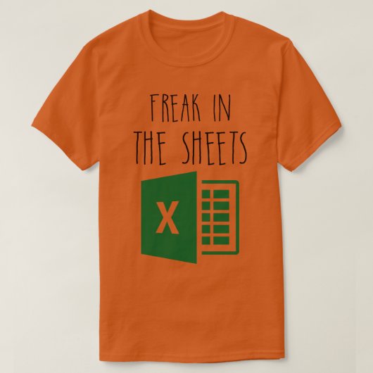 Freak in de vellen grappige collega-accountant t-shirt (Design voorkant)