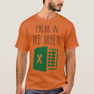 Freak in de vellen grappige collega-accountant t-shirt