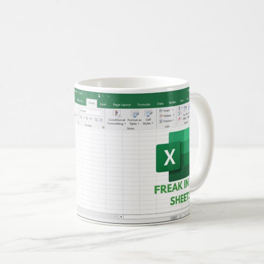 Freak in de vellen koffiemok (Voorkant rechts)