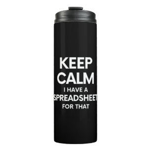 Freak in de vellen - Spreadsheets in Microsoft Exc Thermosbeker