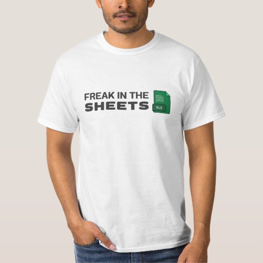 Freak in de vellen t-shirt (Voorkant)