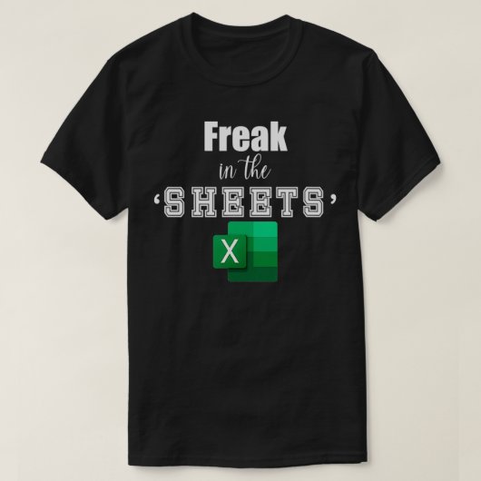 Freak in de vellen t-shirt (Design voorkant)