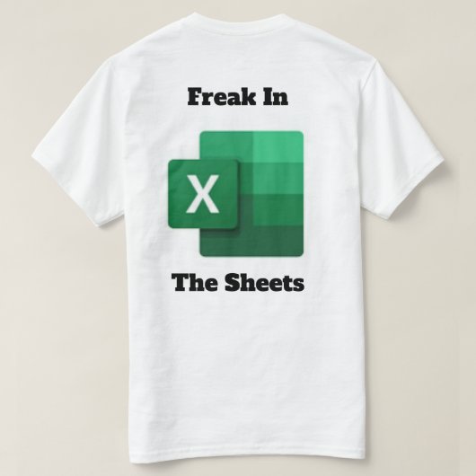 Freak in de vellen T-shirt (Design achterkant)