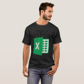 Freak in Excel Sheets Halloween T-shirt (Voorkant volledig)