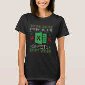 Freak in het blad lelijke kerst t-shirt (Voorkant)