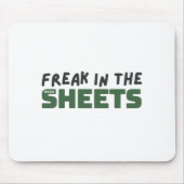 Freak in muisblok met spreadsheets muismat (Voorkant)