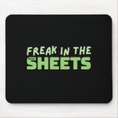 Freak in muisblok met spreadsheets muismat (Voorkant)