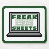 Freak in spreadsheets muismat (Voorkant)