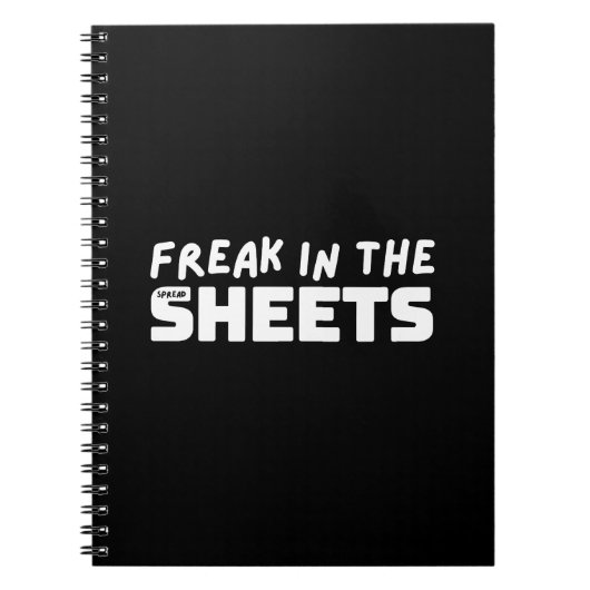 Freak in spreadsheets notitieboek (Voorkant)