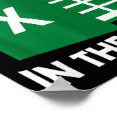 Freak In The Sheets, Accountant Funny Spreadsheet  Poster (Hoek)