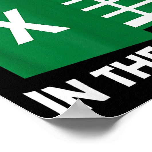 Freak In The Sheets, Accountant Funny Spreadsheet  Poster (Hoek)