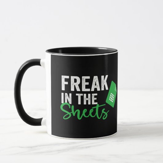Freak in the Sheets Coffe Mug Mok (Links)
