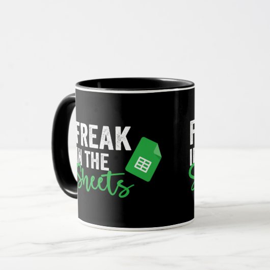 Freak in the Sheets Coffe Mug Mok (Voorkant links)