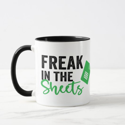 Freak in The Sheets Funny Acoountant Coffee Mug Mok (Links)