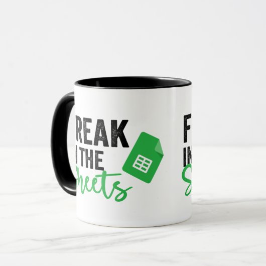 Freak in The Sheets Funny Acoountant Coffee Mug Mok (Voorkant links)