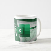 Freak in the Sheets Funny Excel Coffee Mok (Voorkant rechts)