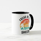 FREAK IN THE SHEETS SASQUATCH RETRO SUNSET MOK (Voorkant rechts)