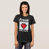 Freak In The Sheets Valentines Accountant Spreadsh T-shirt (Voorkant volledig)