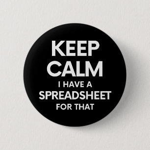 Freak in vellen - Spreadsheets Microsoft Excel Ronde Button 5,7 Cm