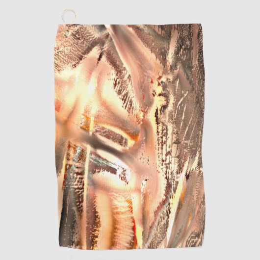 Freak-koraaltextuur en zeer ruwe digitale uitsnede golfhanddoek (Voorkant)