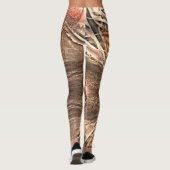 Freak-koraaltextuur en zeer ruwe digitale uitsnede leggings (Achterkant)