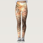Freak-koraaltextuur en zeer ruwe digitale uitsnede leggings (Voorkant)