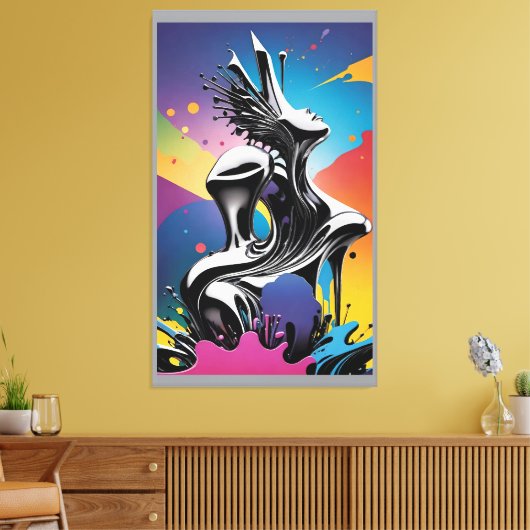 Freak Matching beroemd gemaakt door Ken Gage Surre Canvas Afdruk (Insitu (Woonkamer))