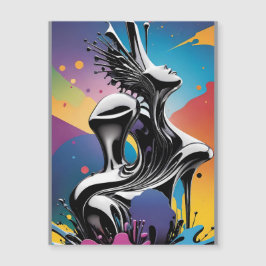 Freak Matching beroemd gemaakt door Ken Gage Surre Magnetische Uitnodiging