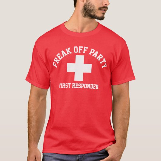 Freak Off Party Eerste Responder T-shirt (Voorkant)