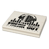 Freak Out Muziek Beat Rubber Stamp Rubberstempel (Stempel)