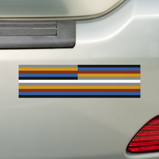 Freak Pride Flag Bumpersticker (Op auto)