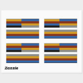 Freak Pride Flag Rechthoekige Sticker (Vel)