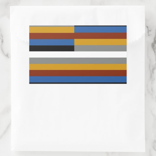 Freak Pride Flag Rechthoekige Sticker (Tas)