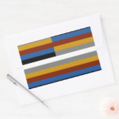 Freak Pride Flag Rechthoekige Sticker (Envelop)