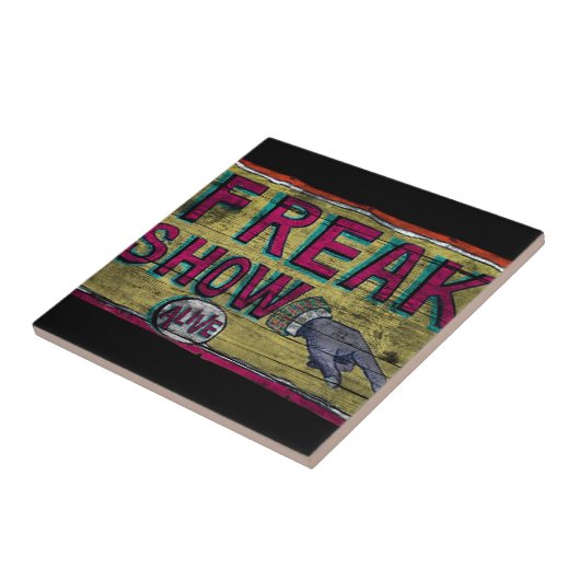 Freak Show  banner Tegeltje (Zijkant)