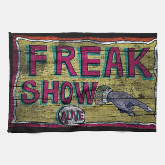 Freak Show  banner Theedoek (Horizontaal)
