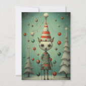 Freak Show Christmas Card Feestdagenkaart (Voorkant)