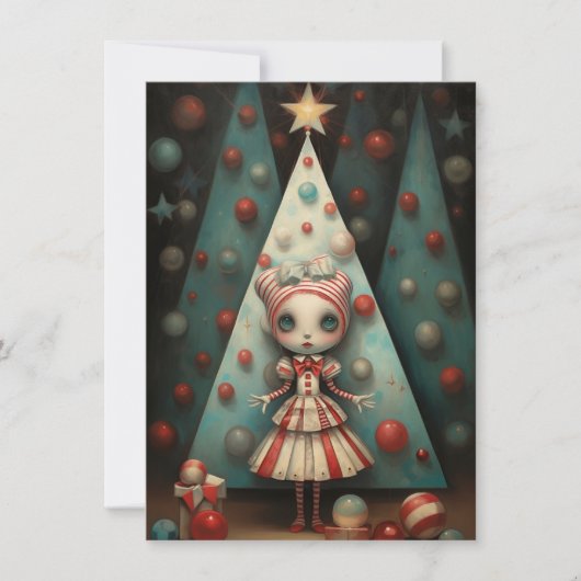 Freak Show Christmas Cards Feestdagenkaart (Voorkant)