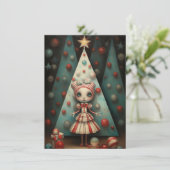 Freak Show Christmas Cards Feestdagenkaart (Staand voorkant)
