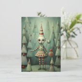 Freak Show Christmas Cards Feestdagenkaart (Staand voorkant)