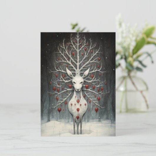 Freak Show Christmas Cards Feestdagenkaart (Staand voorkant)