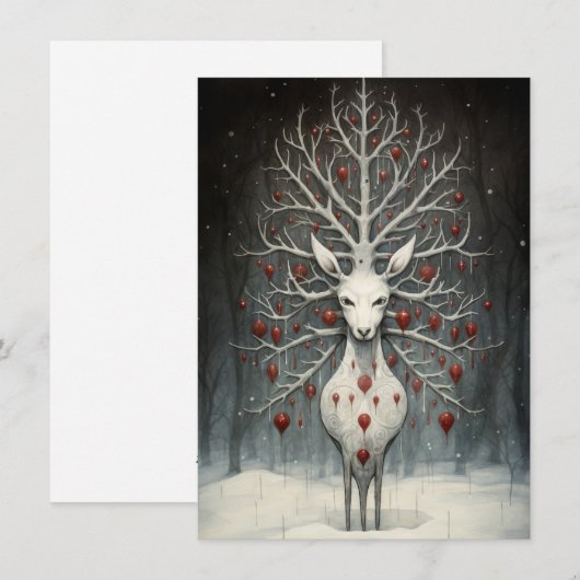 Freak Show Christmas Cards Feestdagenkaart (Voorkant / Achterkant)