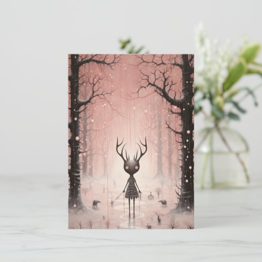 Freak Show Christmas Cards Feestdagenkaart (Staand voorkant)