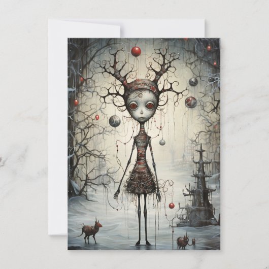 Freak Show Christmas Cards Feestdagenkaart (Voorkant)