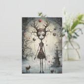 Freak Show Christmas Cards Feestdagenkaart (Staand voorkant)