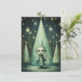Freak Show Christmas Cards Feestdagenkaart (Staand voorkant)