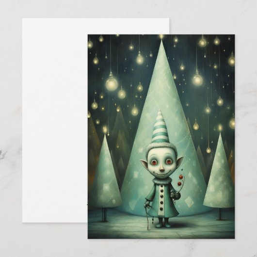 Freak Show Christmas Cards Feestdagenkaart (Voorkant / Achterkant)