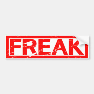 Freak Stamp Bumpersticker