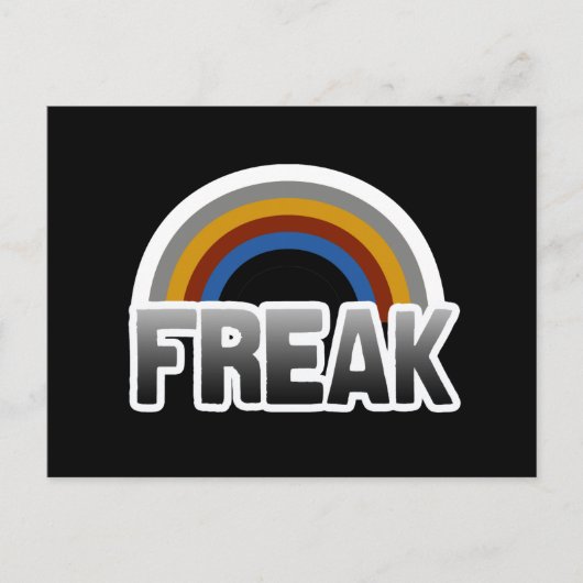 Freak trots briefkaart (Voorkant)